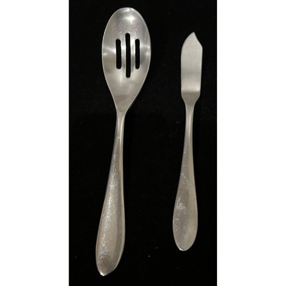 Food Network Slotted Spoon & Butter Knife - Picture 1 of 6